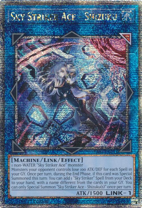 Sky Striker Ace - Shizuku (Alternate Art) (Quarter Century Secret Rare) [RA03-EN043] Quarter Century Secret Rare | The CG Realm