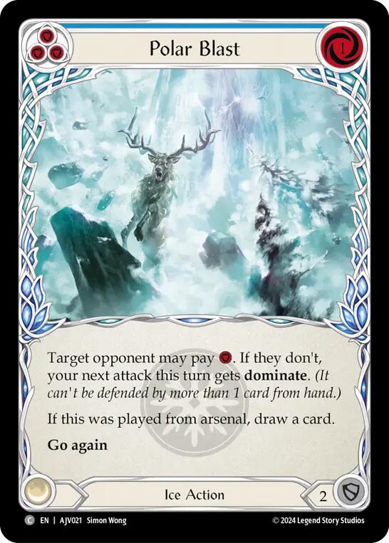 Polar Blast (Blue) [AJV021] (Armory Deck: Jarl Vetreidi) | The CG Realm