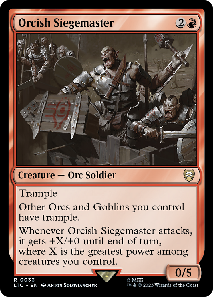 Orcish Siegemaster [The Lord of the Rings: Tales of Middle-Earth Commander] | The CG Realm