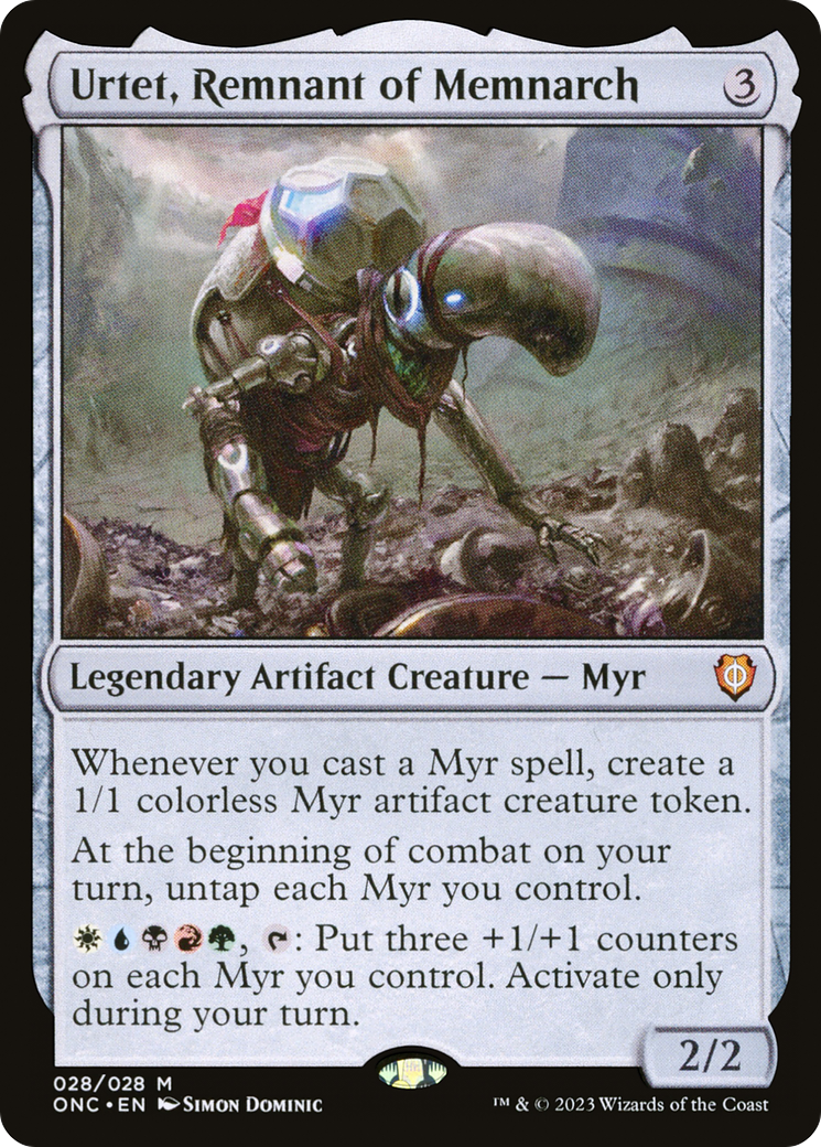 Urtet, Remnant of Memnarch [Phyrexia: All Will Be One Commander] | The CG Realm