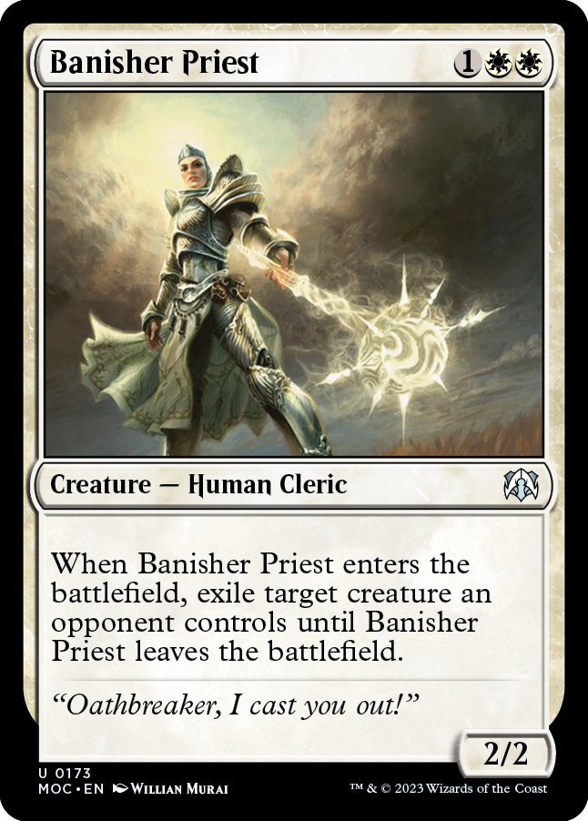 Banisher Priest [March of the Machine Commander] | The CG Realm