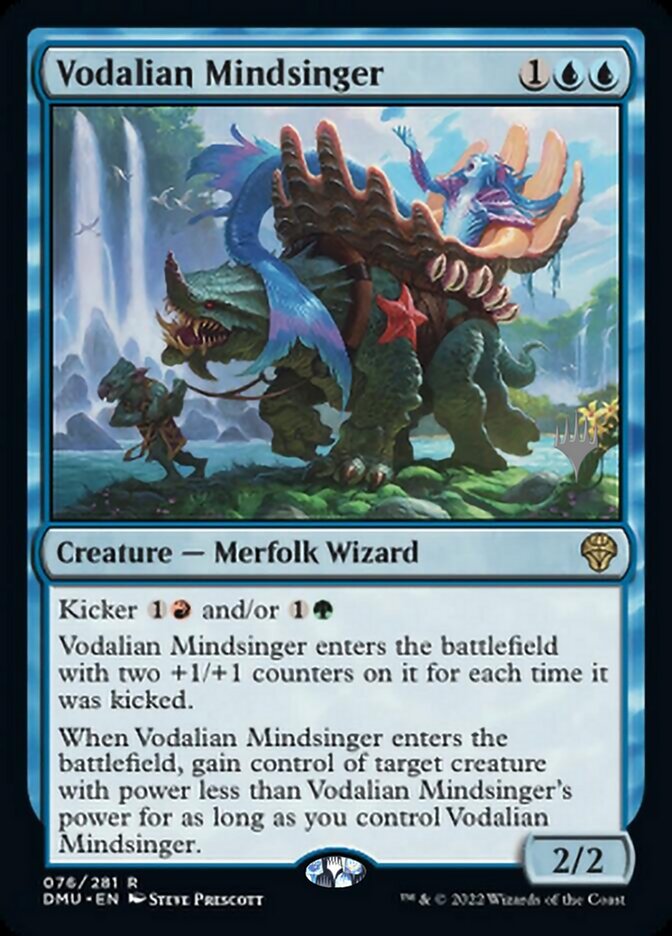 Vodalian Mindsinger (Promo Pack) [Dominaria United Promos] | The CG Realm