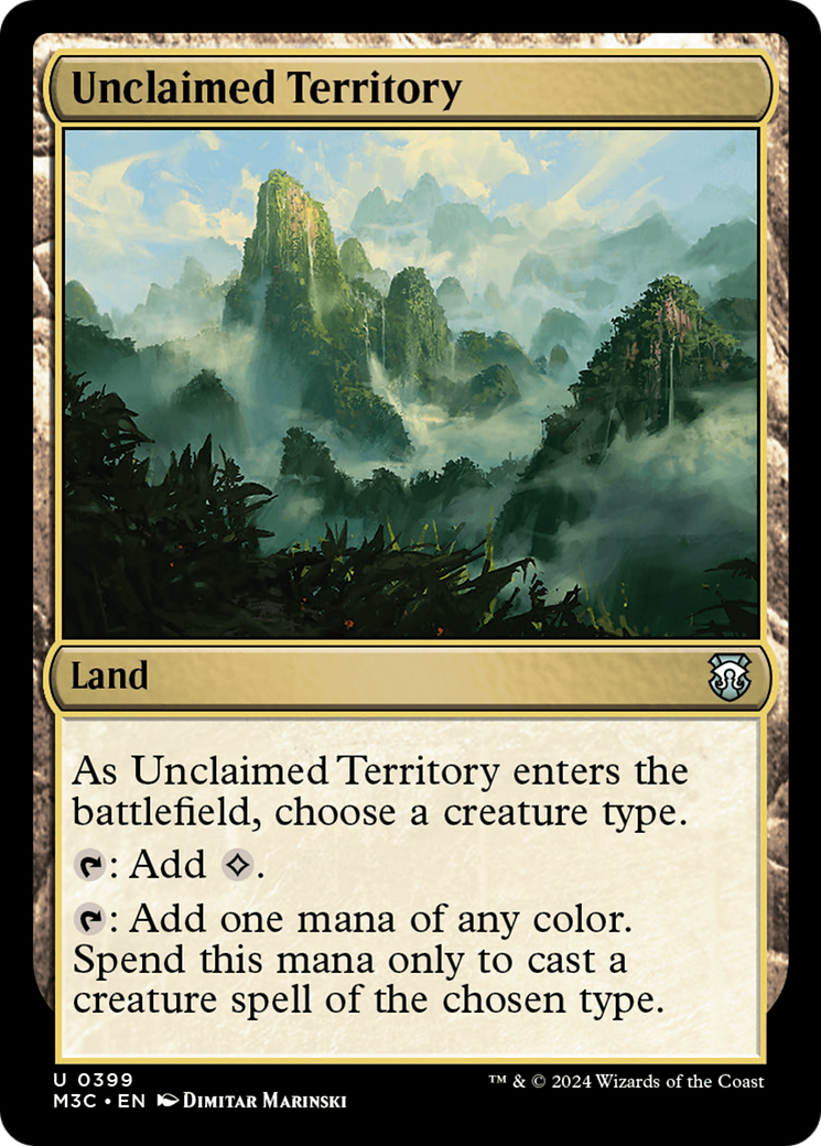 Unclaimed Territory (Ripple Foil) [Modern Horizons 3 Commander] | The CG Realm