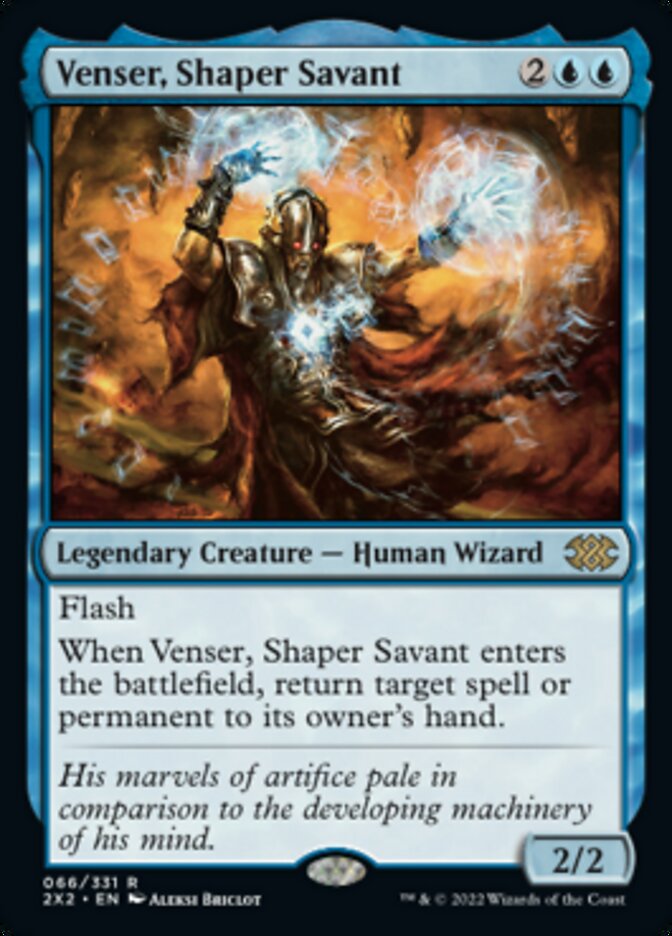 Venser, Shaper Savant [Double Masters 2022] | The CG Realm