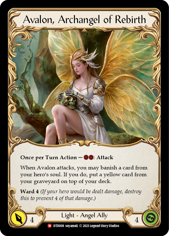 Figment of Rebirth // Avalon, Archangel of Rebirth [DTD009] (Dusk Till Dawn) | The CG Realm