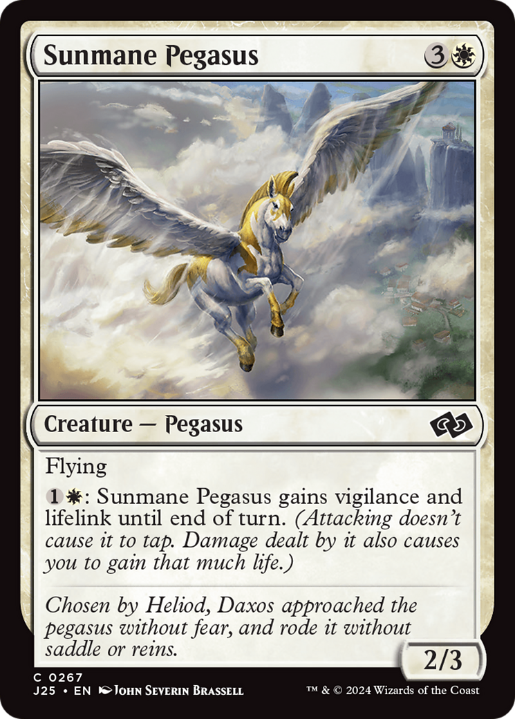 Sunmane Pegasus [Foundations Jumpstart] | The CG Realm