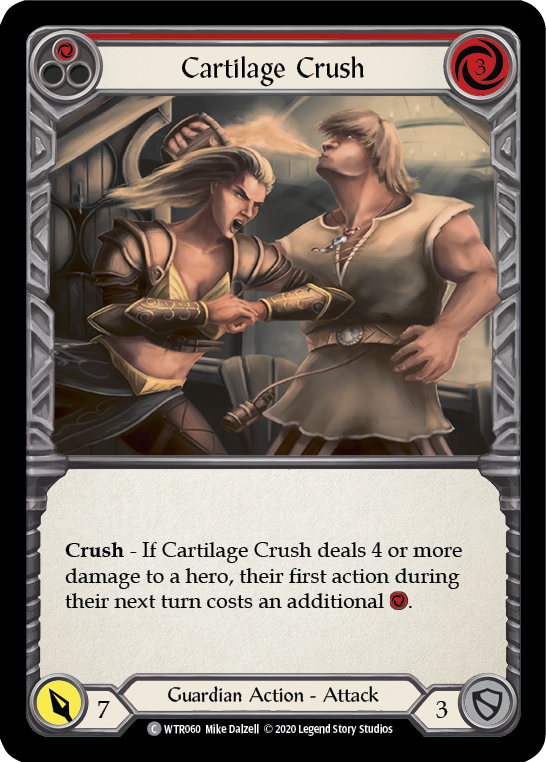 Cartilage Crush (Red) [U-WTR060] (Welcome to Rathe Unlimited)  Unlimited Rainbow Foil | The CG Realm