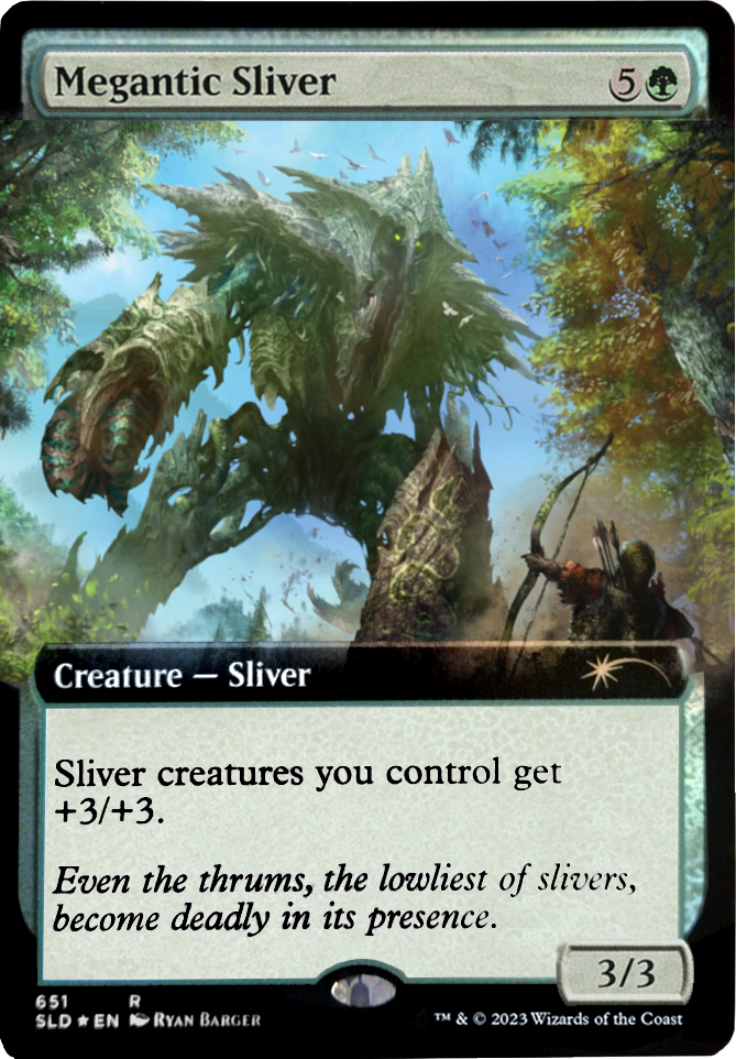 Megantic Sliver (Extended Art) [Secret Lair Drop Promos] | The CG Realm