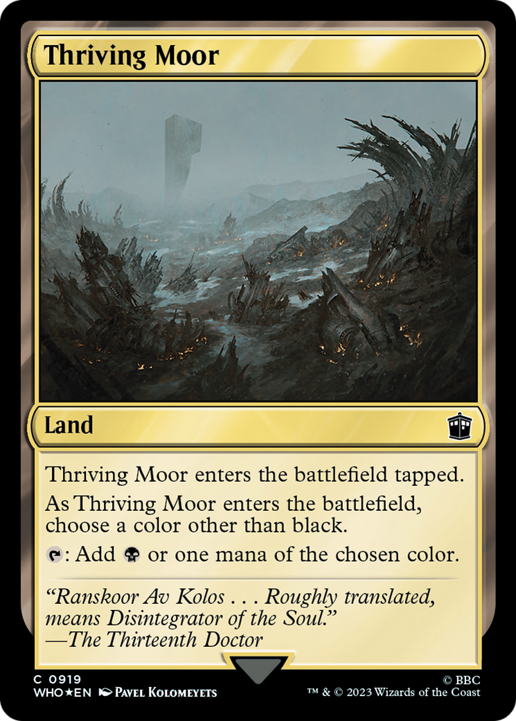 Thriving Moor (Surge Foil) [Doctor Who] | The CG Realm