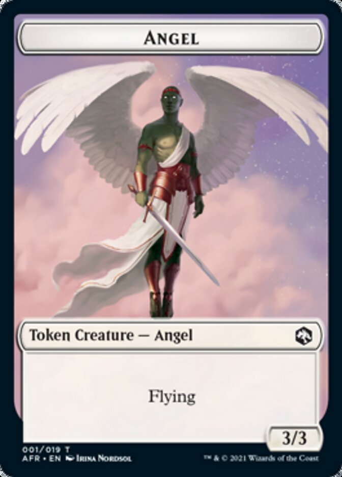 Angel Token [Dungeons & Dragons: Adventures in the Forgotten Realms Tokens] | The CG Realm