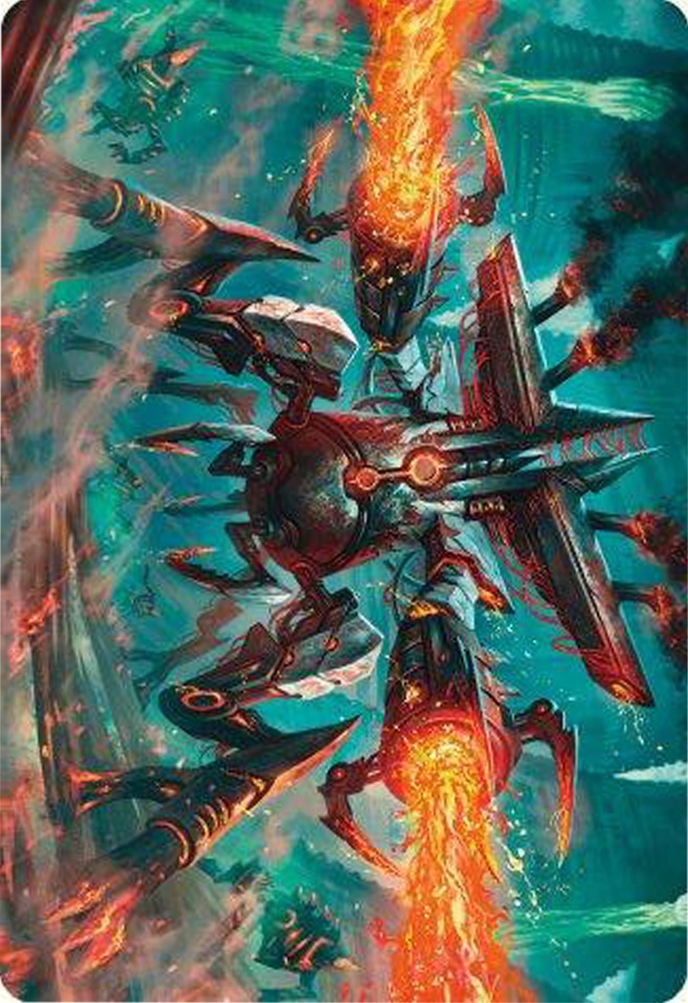 Exterminator Magmarch Art Card [Modern Horizons 3 Art Series] | The CG Realm