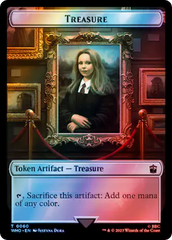 Soldier // Treasure (0060) Double-Sided Token (Surge Foil) [Doctor Who Tokens] | The CG Realm