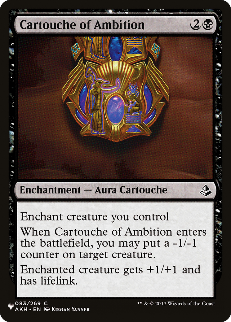 Cartouche of Ambition [The List Reprints] | The CG Realm