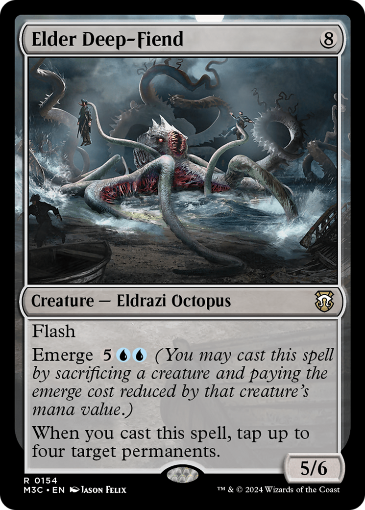 Elder Deep-Fiend (Ripple Foil) [Modern Horizons 3 Commander] | The CG Realm