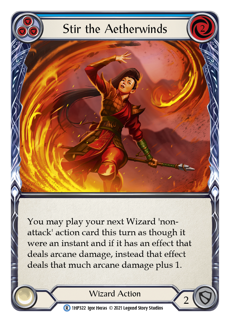 Stir the Aetherwinds (Blue) [1HP322] (History Pack 1) | The CG Realm