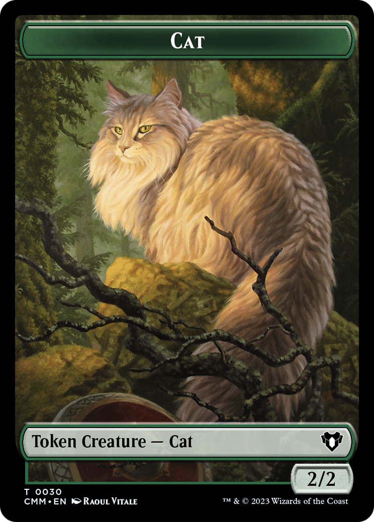 Cat Token (30) [Commander Masters Tokens] | The CG Realm