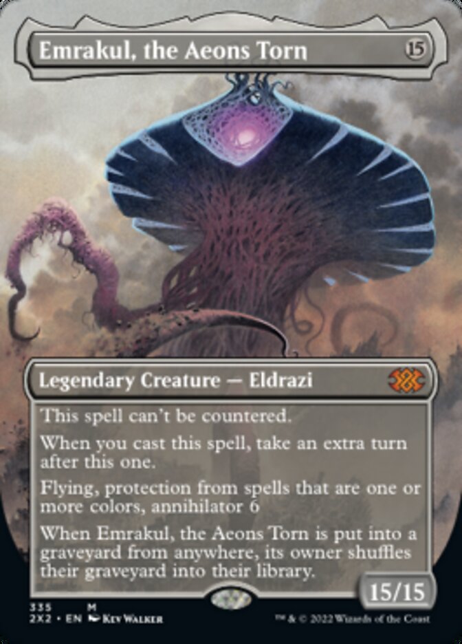 Emrakul, the Aeons Torn (Borderless Alternate Art) [Double Masters 2022] | The CG Realm