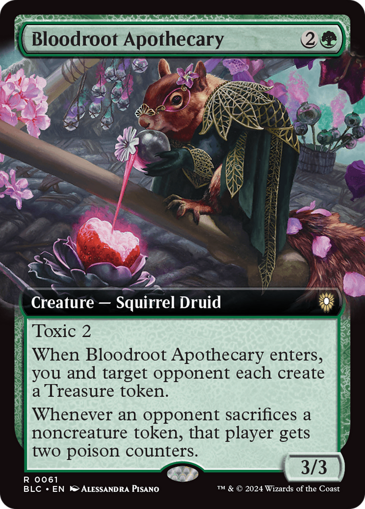 Bloodroot Apothecary (Extended Art) [Bloomburrow Commander] | The CG Realm