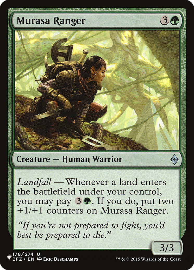 Murasa Ranger [The List] | The CG Realm