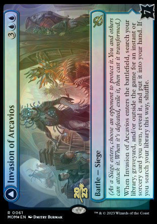 Invasion of Arcavios // Invocation of the Founders [March of the Machine Prerelease Promos] | The CG Realm