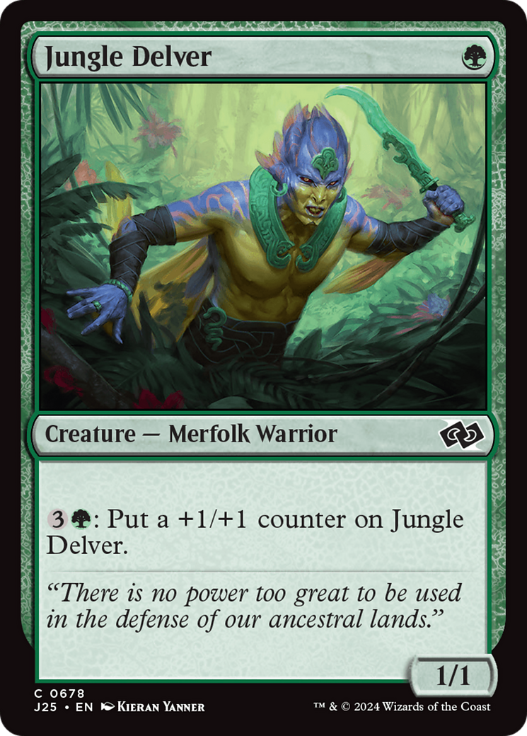 Jungle Delver [Foundations Jumpstart] | The CG Realm