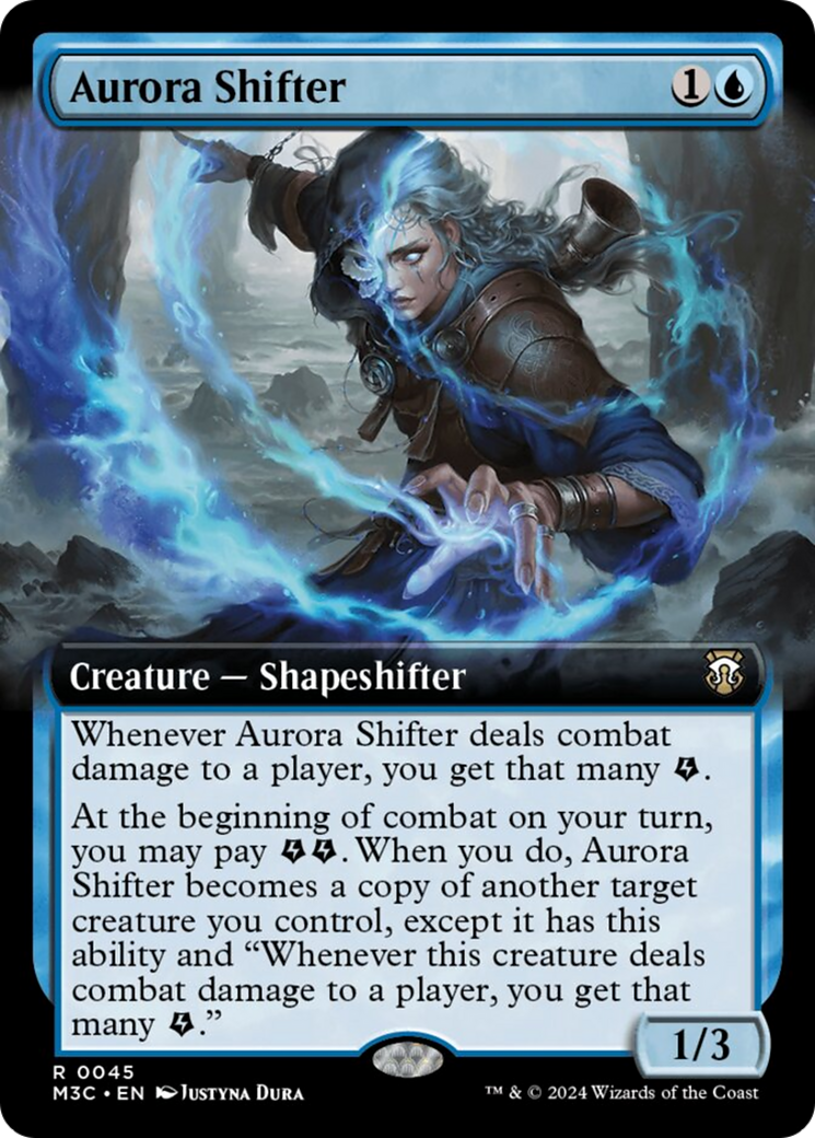Aurora Shifter (Extended Art) (Ripple Foil) [Modern Horizons 3 Commander] | The CG Realm