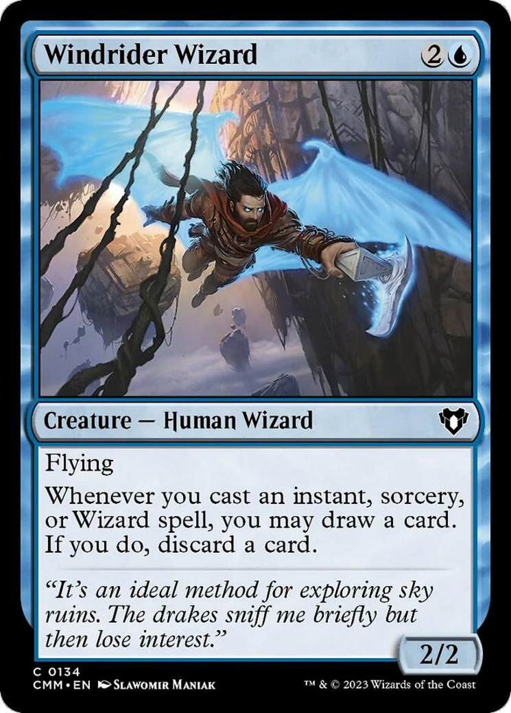 Windrider Wizard [Commander Masters] | The CG Realm