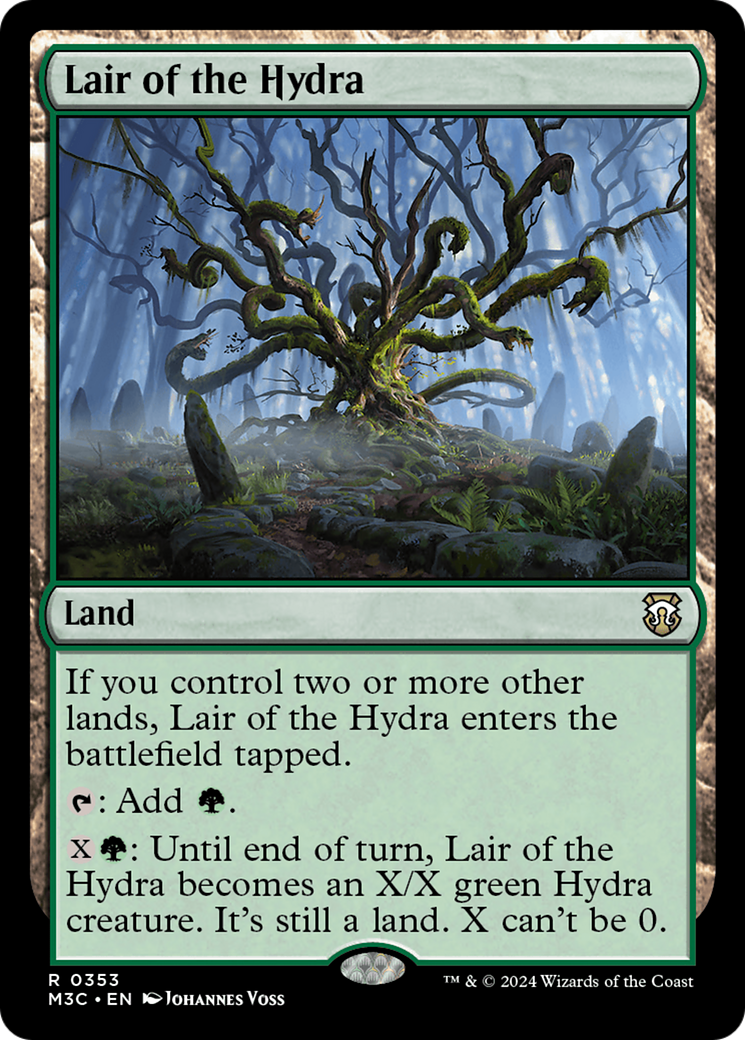 Lair of the Hydra (Ripple Foil) [Modern Horizons 3 Commander] | The CG Realm