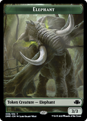 Elephant // Bird Double-Sided Token [Dominaria Remastered Tokens] | The CG Realm