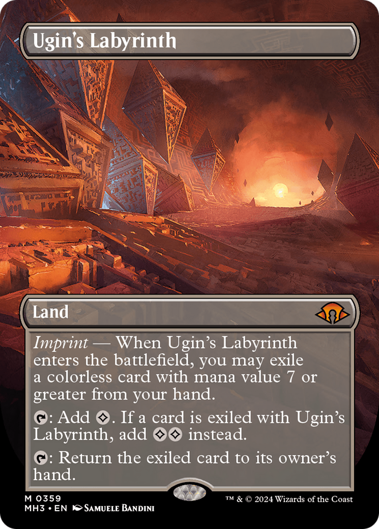 Ugin's Labyrinth (Borderless) [Modern Horizons 3] | The CG Realm