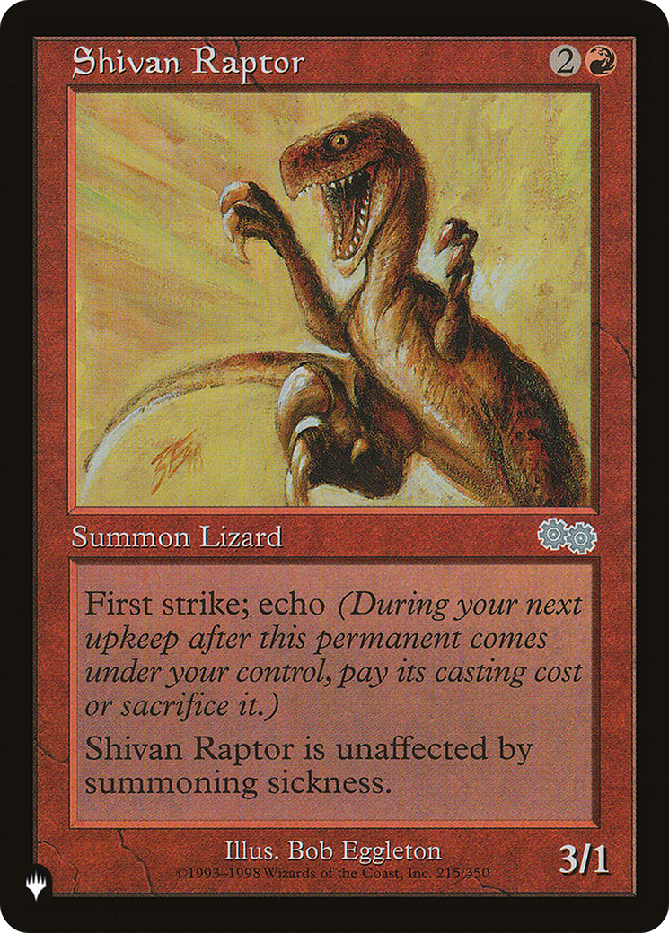 Shivan Raptor [The List Reprints] | The CG Realm