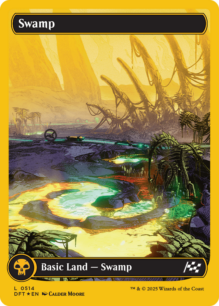 Swamp (0514) (First-Place Foil) [Aetherdrift] | The CG Realm