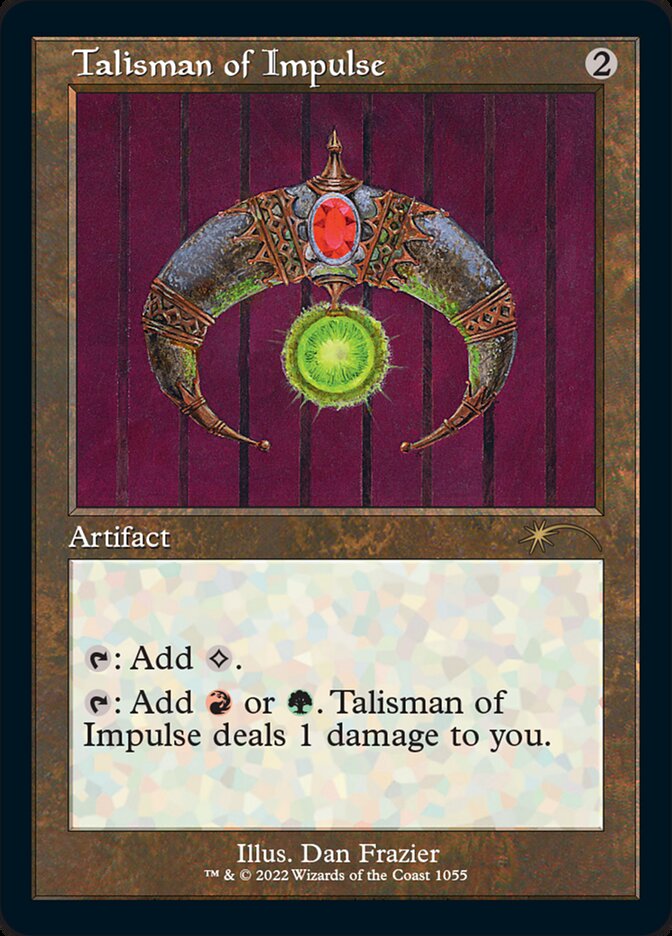 Talisman of Impulse (Foil Etched) [Secret Lair Drop Series] | The CG Realm