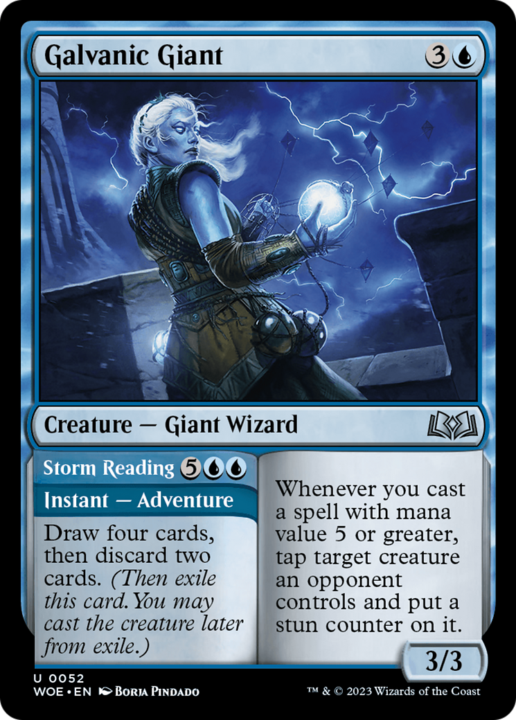 Galvanic Giant // Storm Reading [Wilds of Eldraine] | The CG Realm