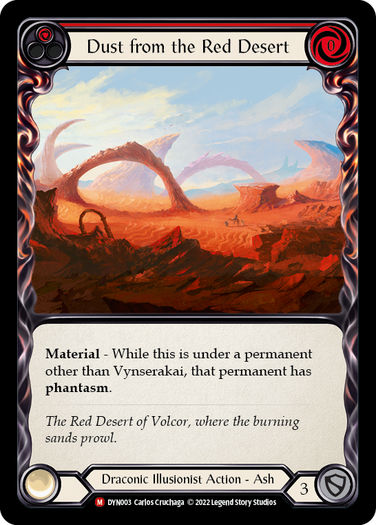 Dust from the Red Desert [DYN003] (Dynasty)  Rainbow Foil | The CG Realm