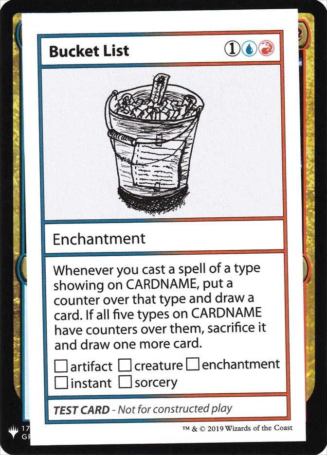 Bucket List [Mystery Booster Playtest Cards] | The CG Realm