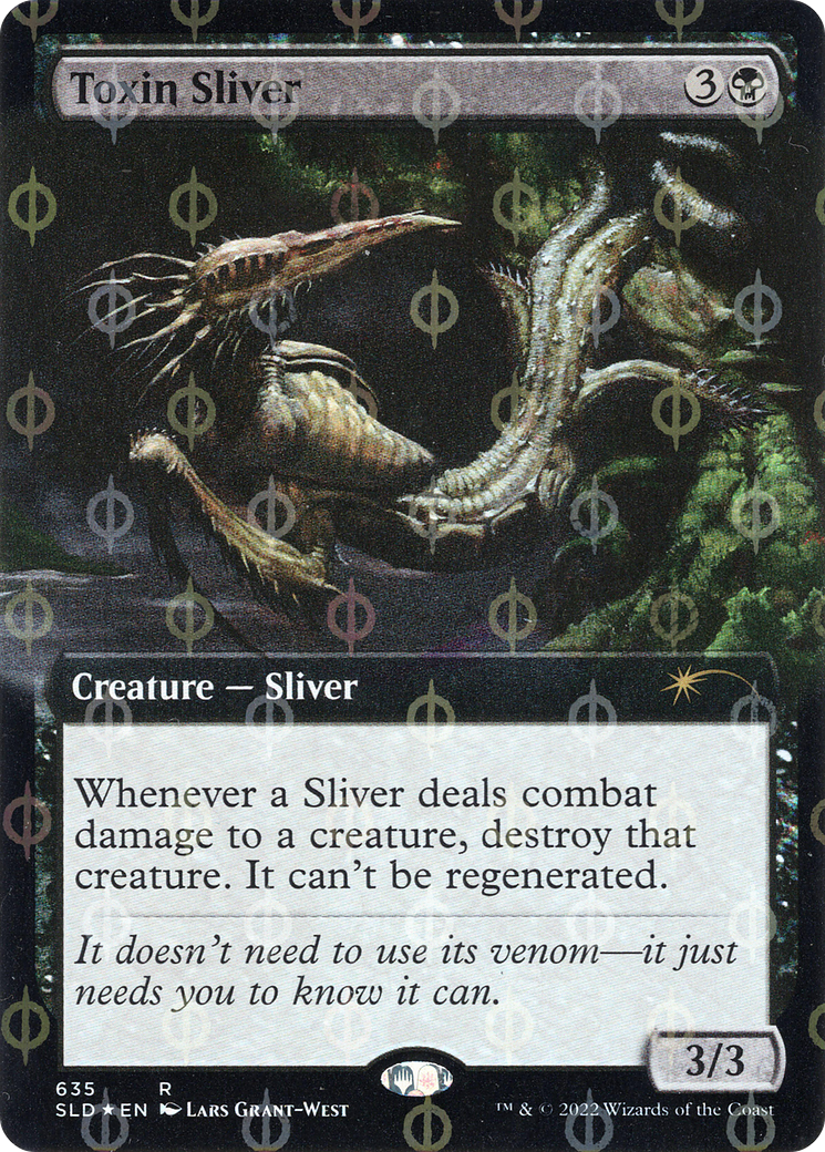 Toxin Sliver (Extended Art) (Step-and-Compleat Foil) [Secret Lair Drop Promos] | The CG Realm