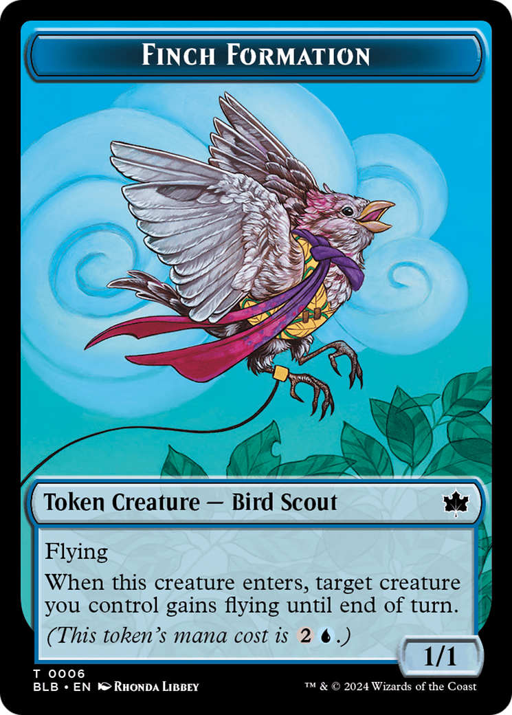 Finch Formation Token [Bloomburrow Tokens] | The CG Realm