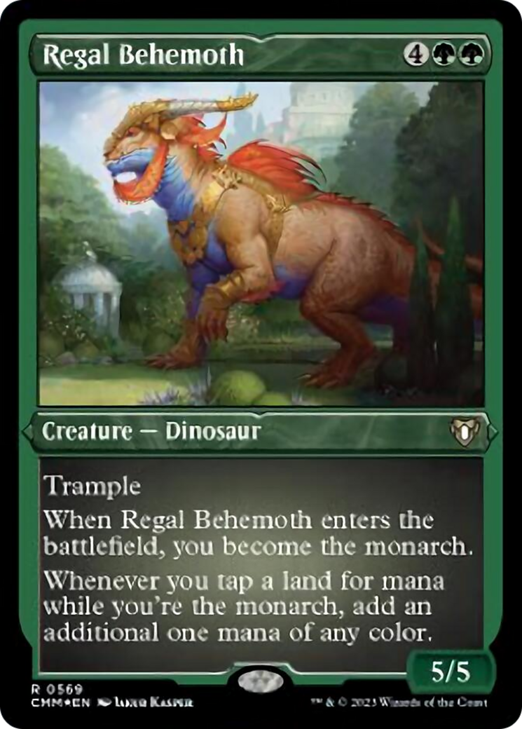 Regal Behemoth (Foil Etched) [Commander Masters] | The CG Realm