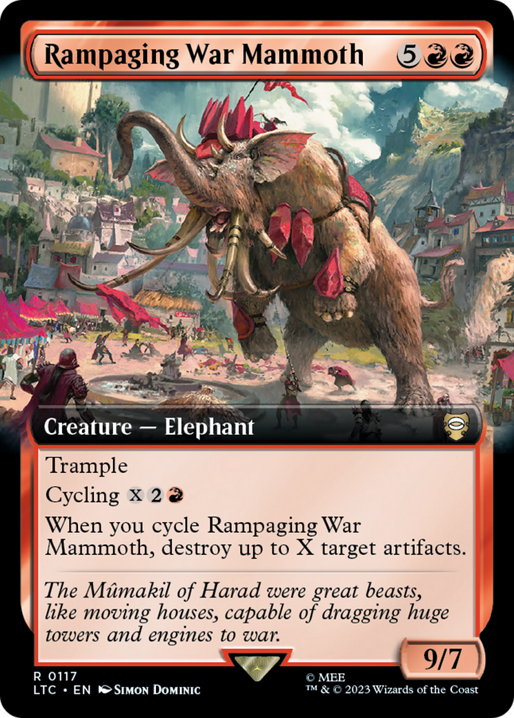 Rampaging War Mammoth (Extended Art) [The Lord of the Rings: Tales of Middle-Earth Commander] | The CG Realm