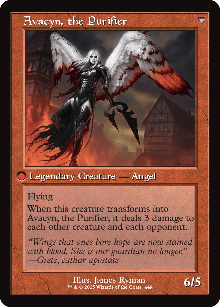 Archangel Avacyn // Avacyn, the Purifier (Retro Frame) [Innistrad Remastered] | The CG Realm