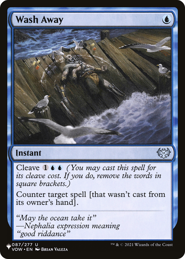 Wash Away [The List Reprints] | The CG Realm