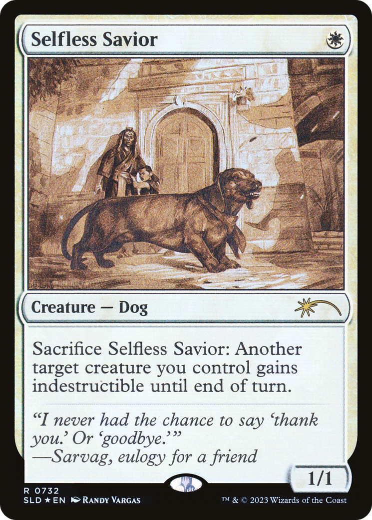 Selfless Savior (Sketch) [Secret Lair Drop Promos] | The CG Realm