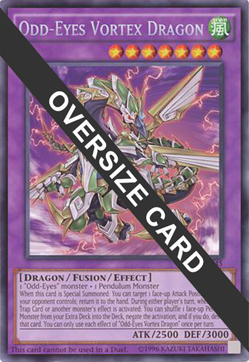 Odd-Eyes Vortex Dragon (Oversized) [DOCS-EN045] Promo | The CG Realm