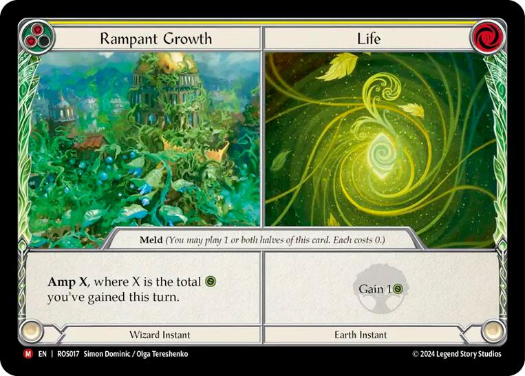 Rampant Growth // Life [LGS341] (Promo)  Cold Foil | The CG Realm