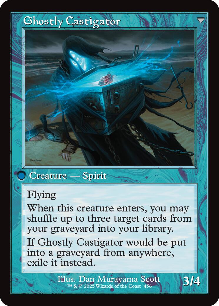 Covetous Castaway // Ghostly Castigator (Retro Frame) [Innistrad Remastered] | The CG Realm