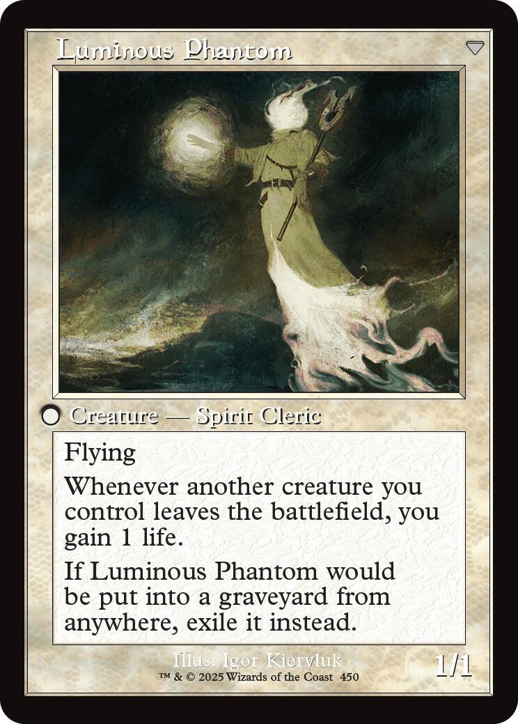 Lunarch Veteran // Luminous Phantom (Retro Frame) [Innistrad Remastered] | The CG Realm