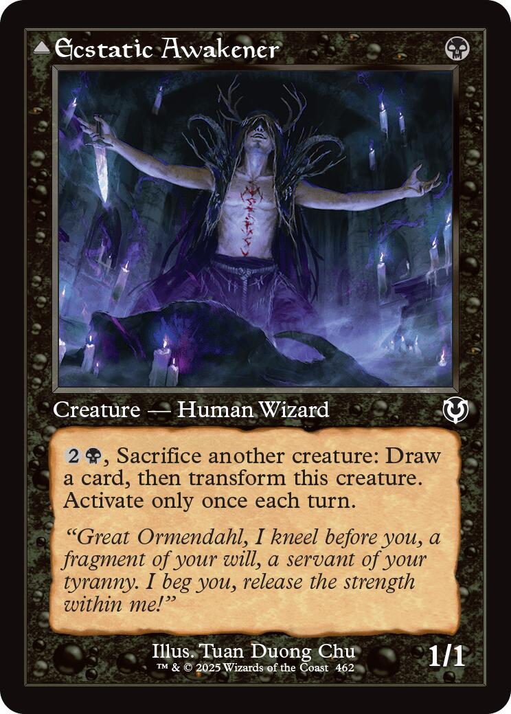 Ecstatic Awakener // Awoken Demon (Retro Frame) [Innistrad Remastered] | The CG Realm