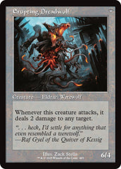 Smoldering Werewolf // Erupting Dreadwolf (Retro Frame) [Innistrad Remastered] | The CG Realm