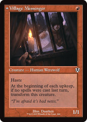 Village Messenger // Moonrise Intruder (Retro Frame) [Innistrad Remastered] | The CG Realm